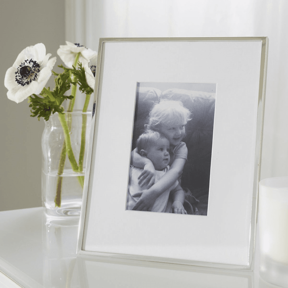Fine Silver Photograph frame, 4 x 6"