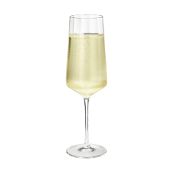 Image showing the Bernadotte Set of 6 Champagne Flutes, 270ml, Clear product.