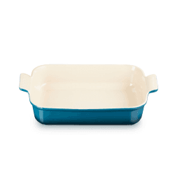 Image showing the Stoneware Rectangular dish, 2.3L, Deep Teal product.