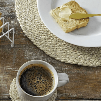 Image showing the Jute Set of 4 Placemats, D38cm, Natural product.