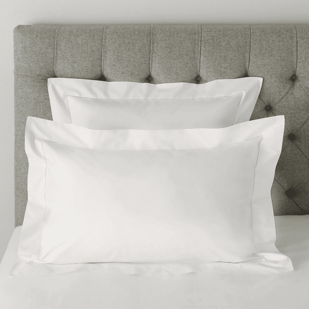 Pimlico - 720 Thread Count Egyptian Cotton Square oxford pillowcase, 65 x 65cm, White