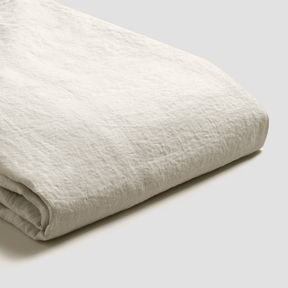 Linen Duvet Cover, King, Oatmeal