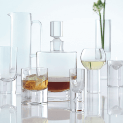 Image showing the Boris Set of 2 Tumblers, 260ml, Clear product.