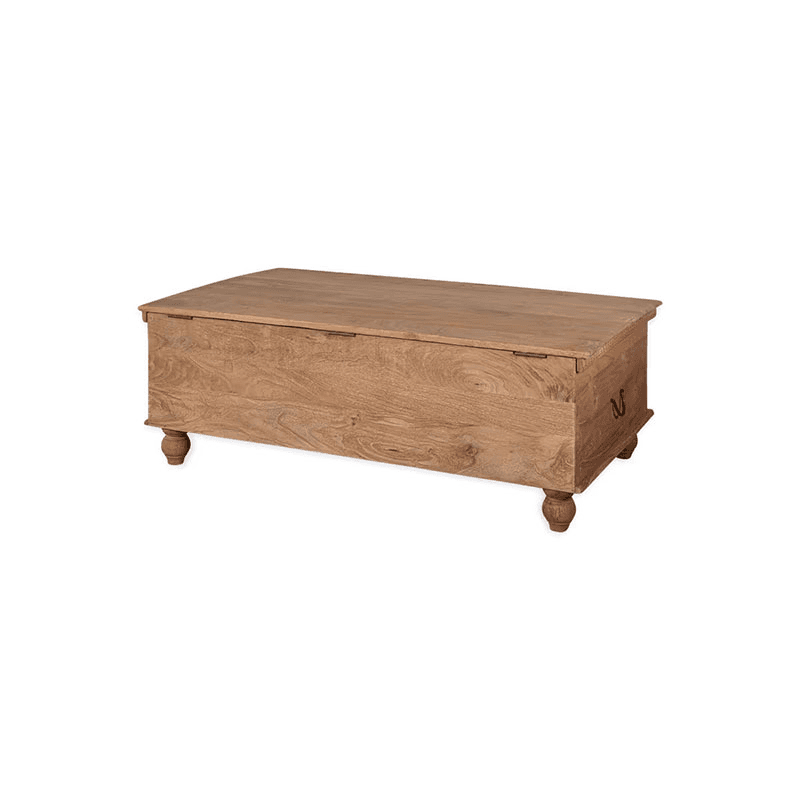 Vidur Mango Wood Chest, Natural