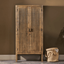 Image showing the Yasha Mango Wood Cabinet, Natural product.