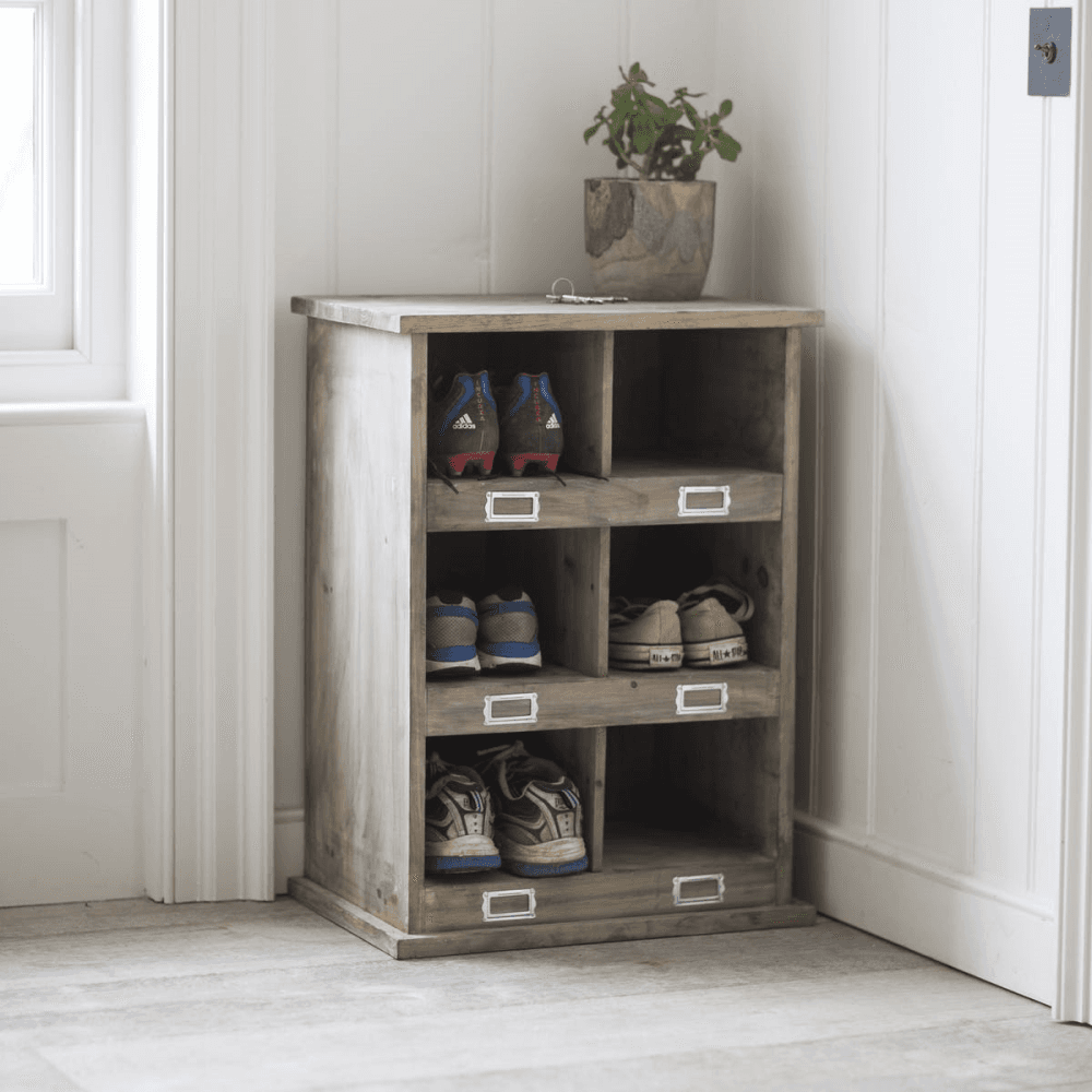 Chedworth 6 Shoe Rack, 66 x 50 x 35cm, Natural