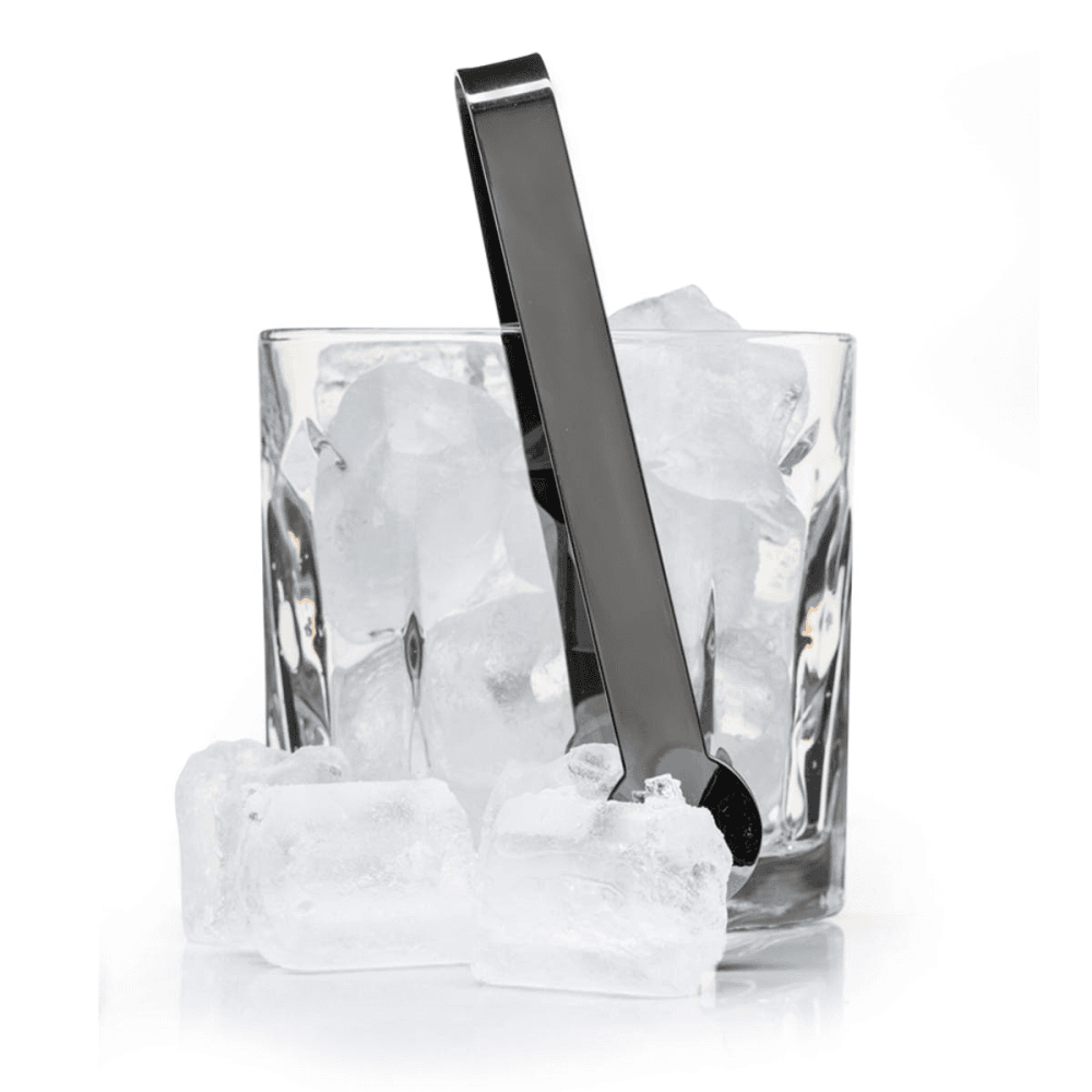 Club Ice bucket with tongs, D12.5cm, Clear