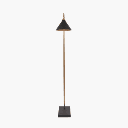 Image showing the Zeta Floor Lamp, H161cm, Matt Black product.