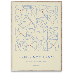Image showing the Flores Nocturnas 01 Art Print, 30 x 40cm product.