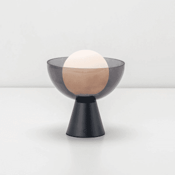 Image showing the Dome Cordless Table Lamp, H22cm, Charcoal product.