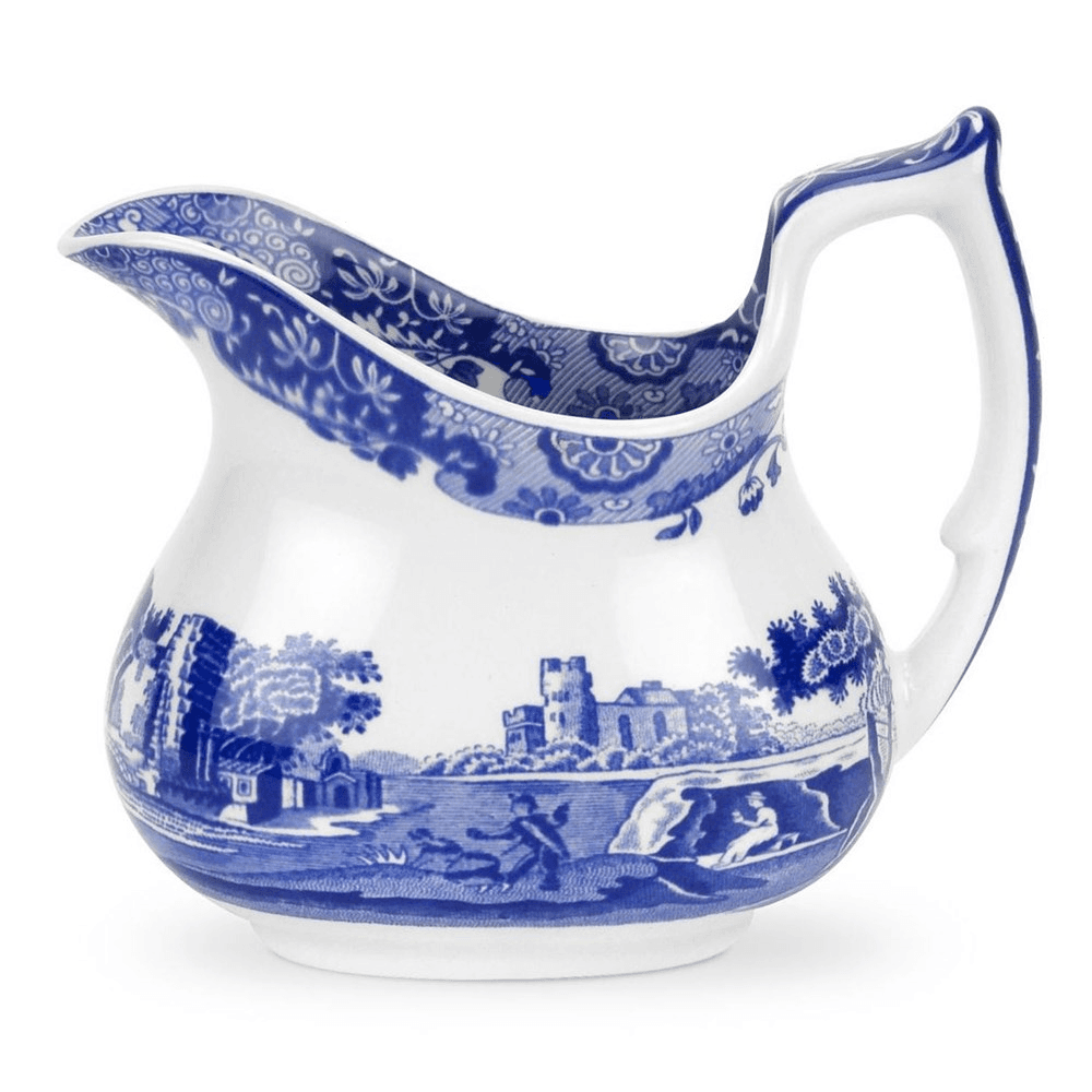 Blue Italian Cream Jug, 220ml