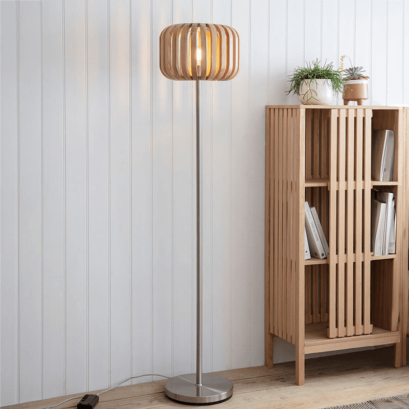 Kingston Floor Lamp, H162cm, Ash