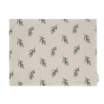 Image showing the Olive Branch Set of 2 Placemats, Neutral product.
