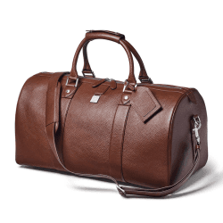Image showing the Boston Travel Bag, Tobacco Pebble product.
