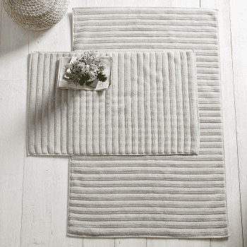 Image showing the Hydrocotton Bath mat, 50 x 80cm, Pearl grey product.
