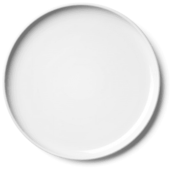 Image showing the Collective Set of 2 Starter Plates, D20cm, White product.