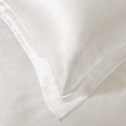 Image showing the Pure Silk Housewife pillowcase, 50 x 75cm, Chalk product.