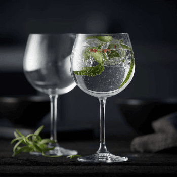Image showing the Juvel Set of 4 Gin & Tonic Glasses, 570ml, Clear product.