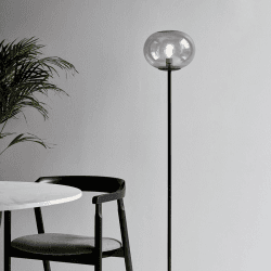 Image showing the Alton Floor Lamp, H150cm, Smoke product.