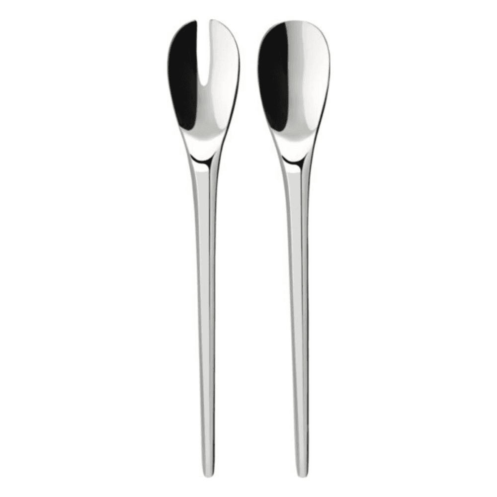 NewMoon Pair of salad servers, Stainless Steel