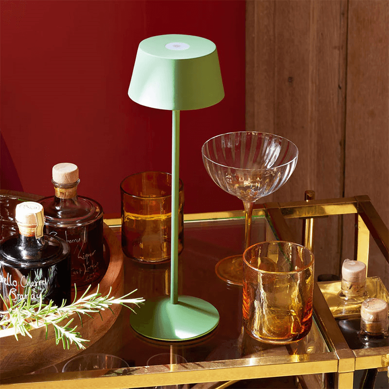 Scoon Rechargable Lamp, H32cm, Watercress