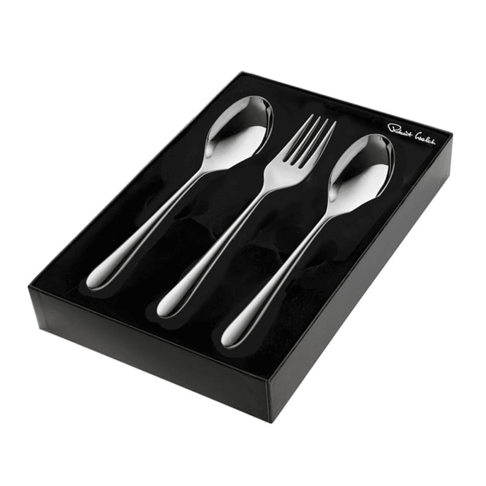 Kingham Bright 3 piece serving set, Stainless Steel