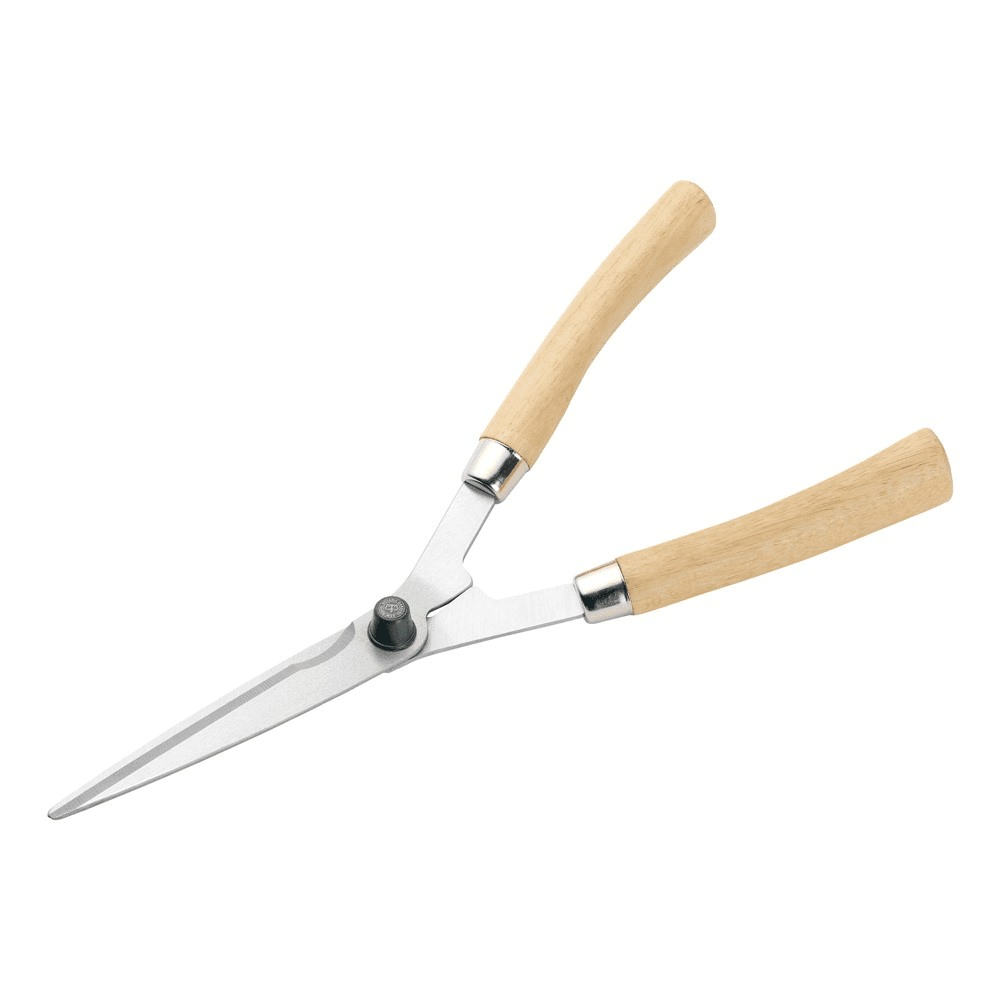 Wooden handle shears, H48 x W23.5cm, Natural/Silver