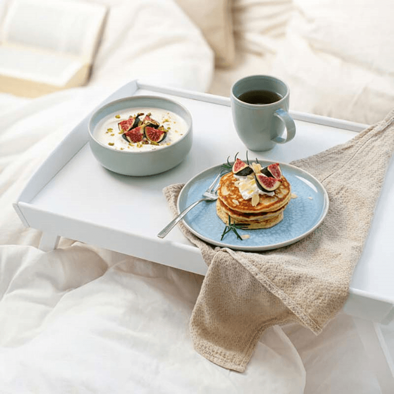 Crafted Blueberry 6 Piece Breakfast Set, Blue