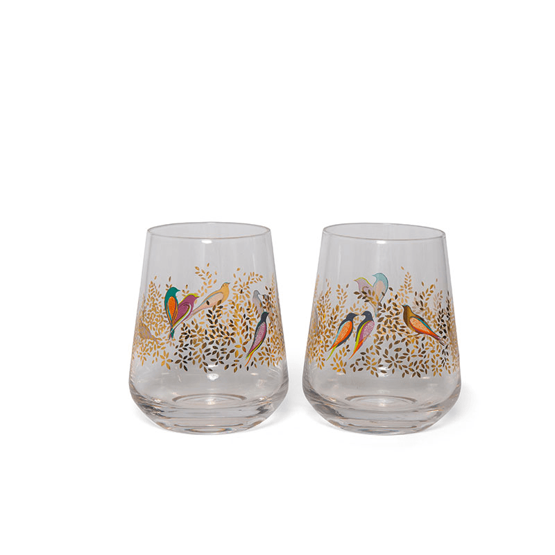 Chelsea Set of 2 Tumblers, 410ml, Gold