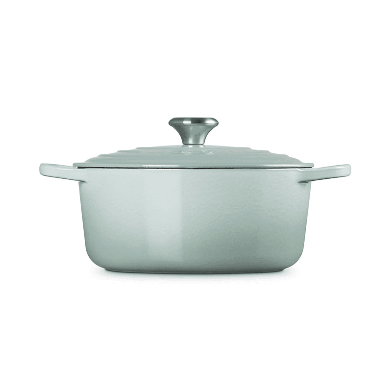 Cast Iron Round Casserole, 26cm, Sea Salt