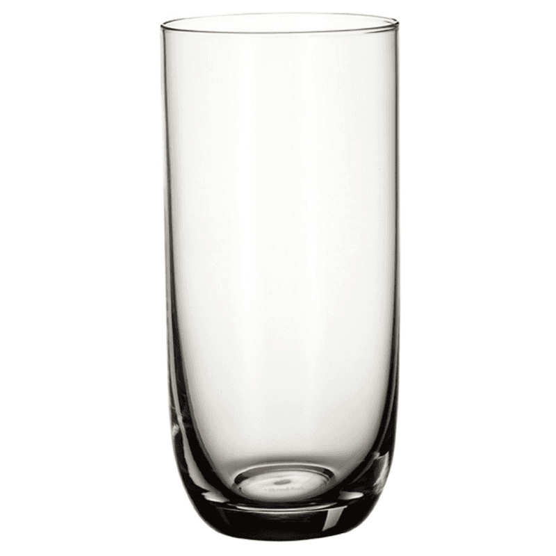La Divina Set of 4 long tumblers, 440ml, Crystal Glass