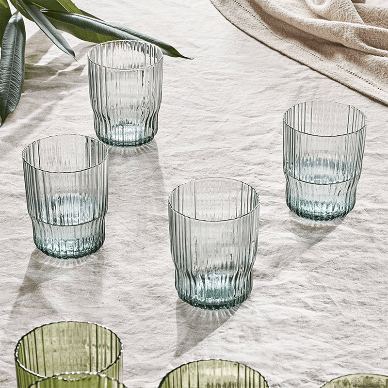 Fali Set of 4 Tumblers, 250ml, Blue
