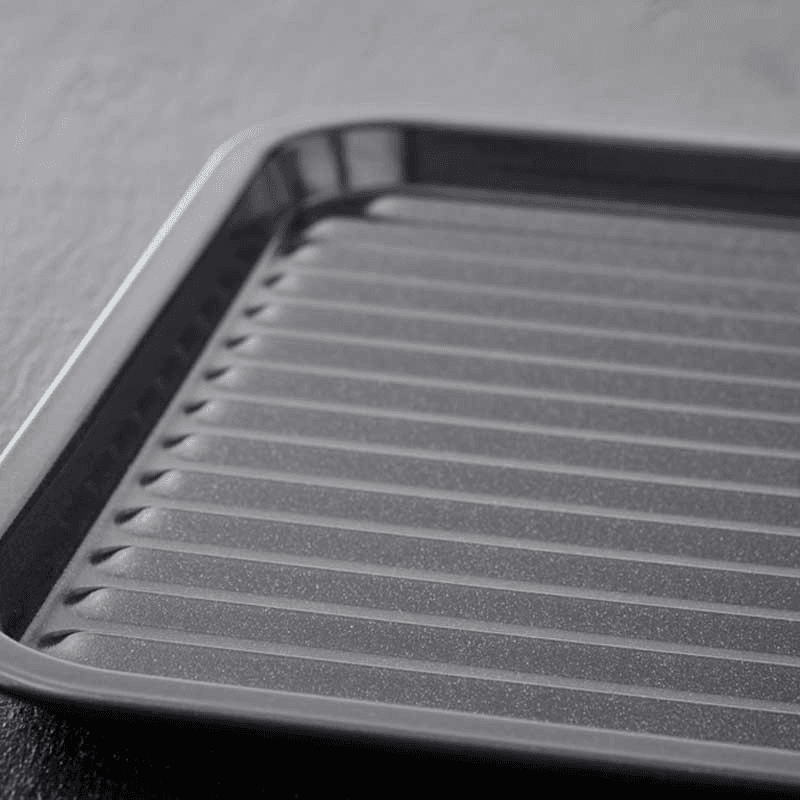 Precision Plus Divided Crisper Tray Non-Stick, Black