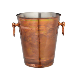 Image showing the Champagne bucket, H24 x W20.5 x D23cm, Iridescent Copper product.