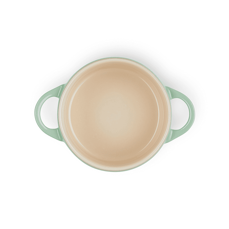 Stoneware Petite Round Casserole, 10cm, Bamboo Green