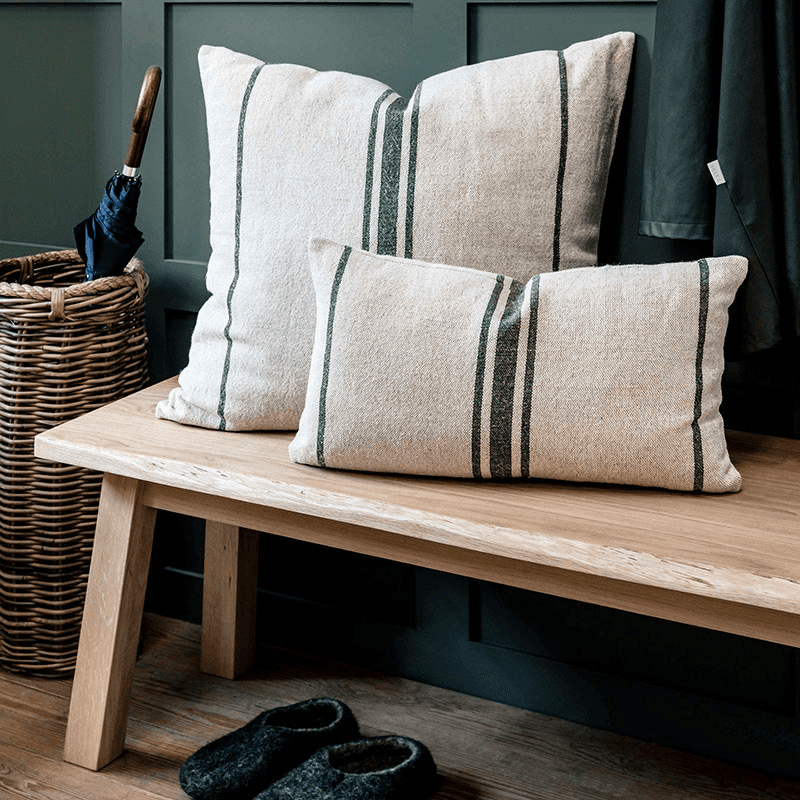 Windrush Cushion, 60 x 60cm, Forest Green