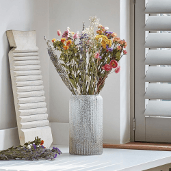Image showing the Verre Ribbed  Vase, H30cm, Gold product.