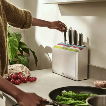 Image showing the Folio Icon Plus 8 Piece Knife & Board Set, Multi product.