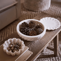 Image showing the Larton Footed Bowl, D22.5cm, Marble product.
