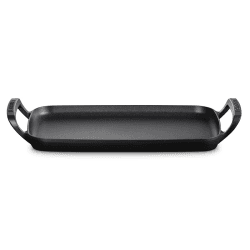 Image showing the BBQ Rectangular Griddle, 40cm, Satin Black product.