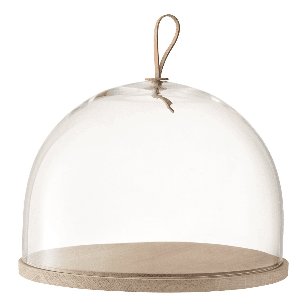 Ivalo Dome with ash base, H20.5 x D32cm, clear