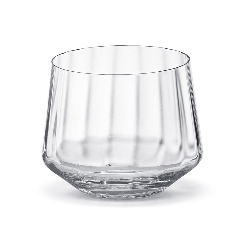 Bernadotte Set of 6 Low Lead Free Crystal Glass Tumblers, 250ml, Clear