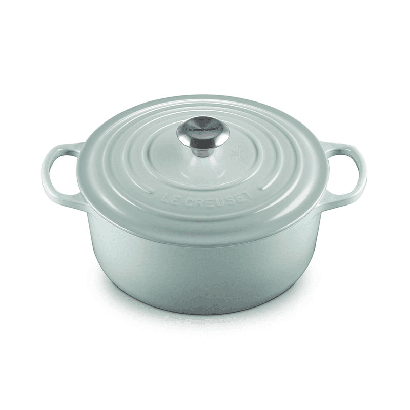 Cast Iron Round Casserole, 26cm, Sea Salt