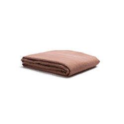 Image showing the Cotton Linen Mix Duvet Cover, King, Warm Clay product.