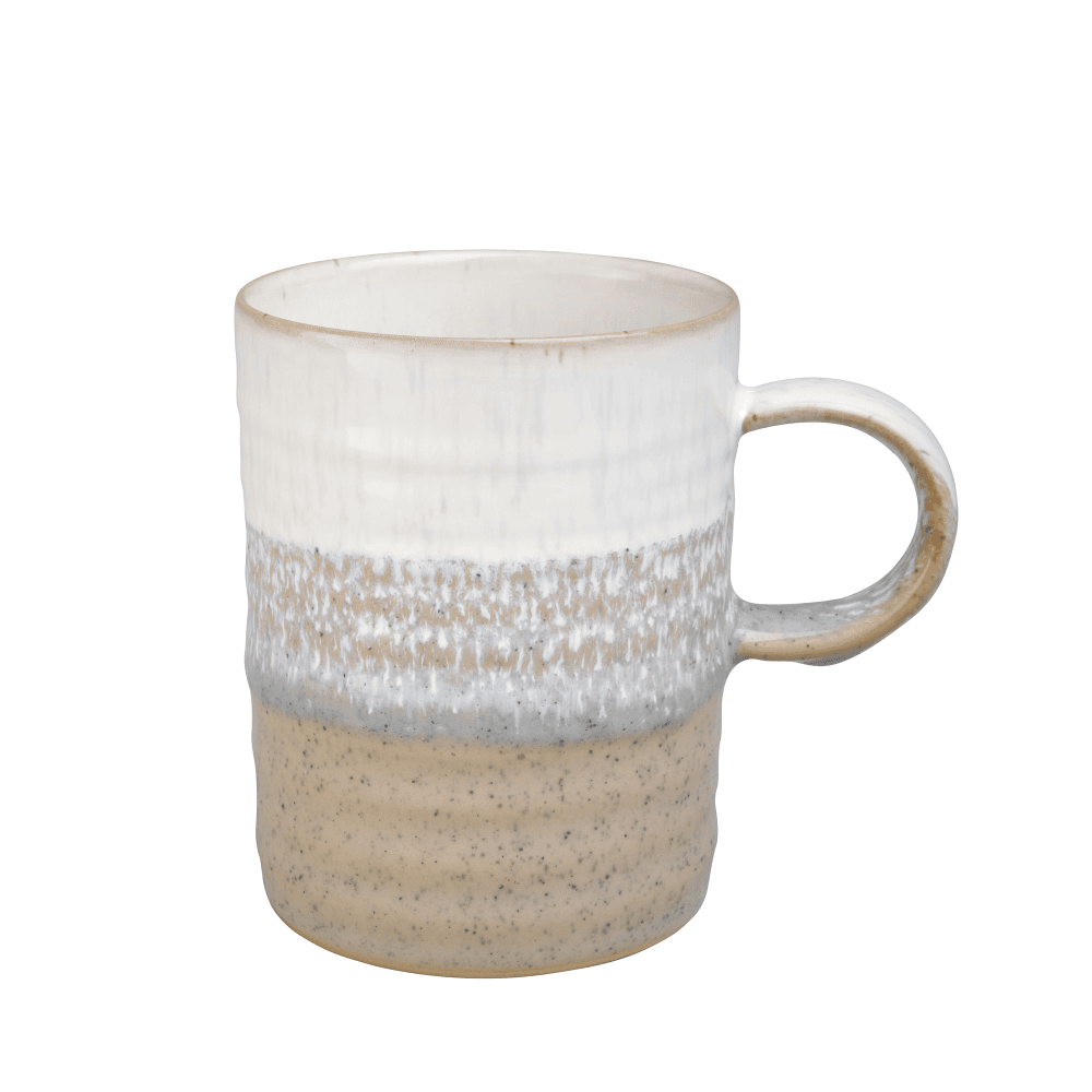Kiln Ridged Mug, 410ml, Natural