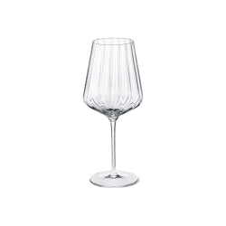 Image showing the Bernadotte Set of 6 Lead Free Crystal White Wine Glasses, 430ml, Clear product.