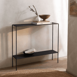 Image showing the Marton Console Table, Black product.