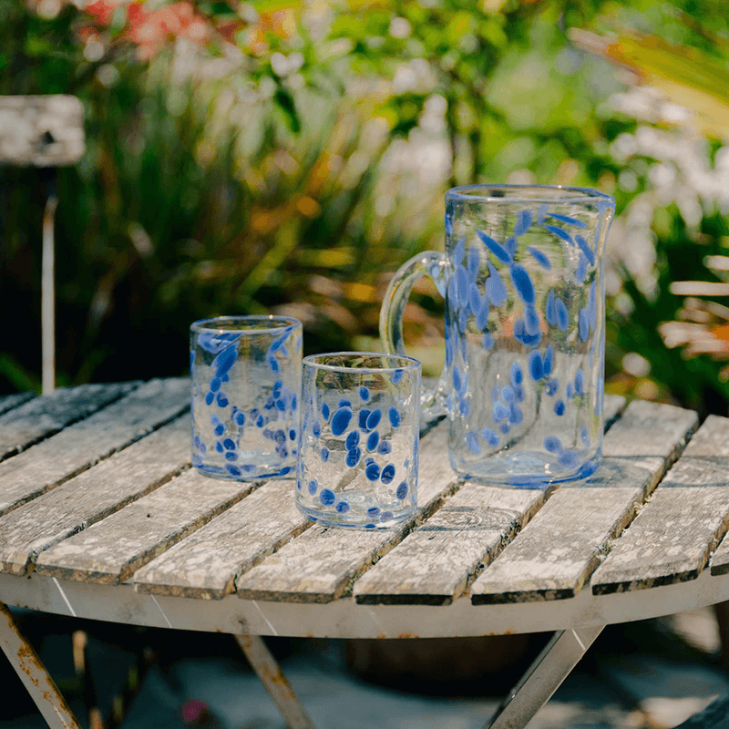 Azul Set of 4 Tumblers, 350ml, Blue