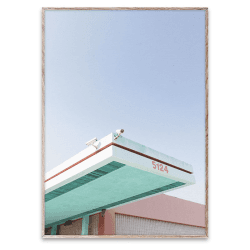 Image showing the Los Angeles is Pink 01 Art Print, 50 x 70cm product.