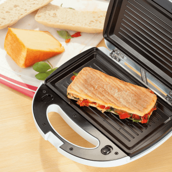 Image showing the Sandwich, Grill & Waffle Maker, White product.